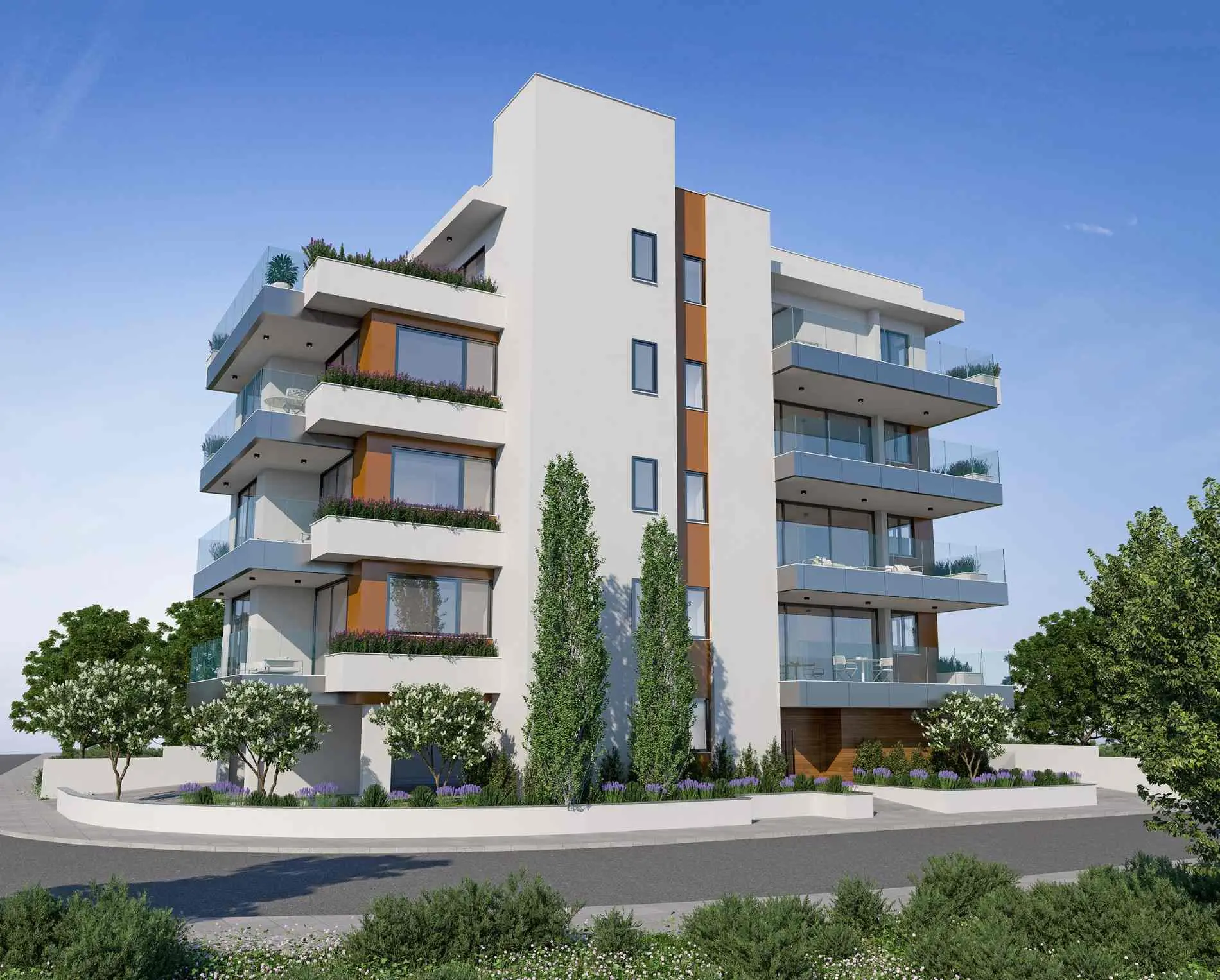 Saint Nicholas 2, completed apartments in Larnaca, Cyprus